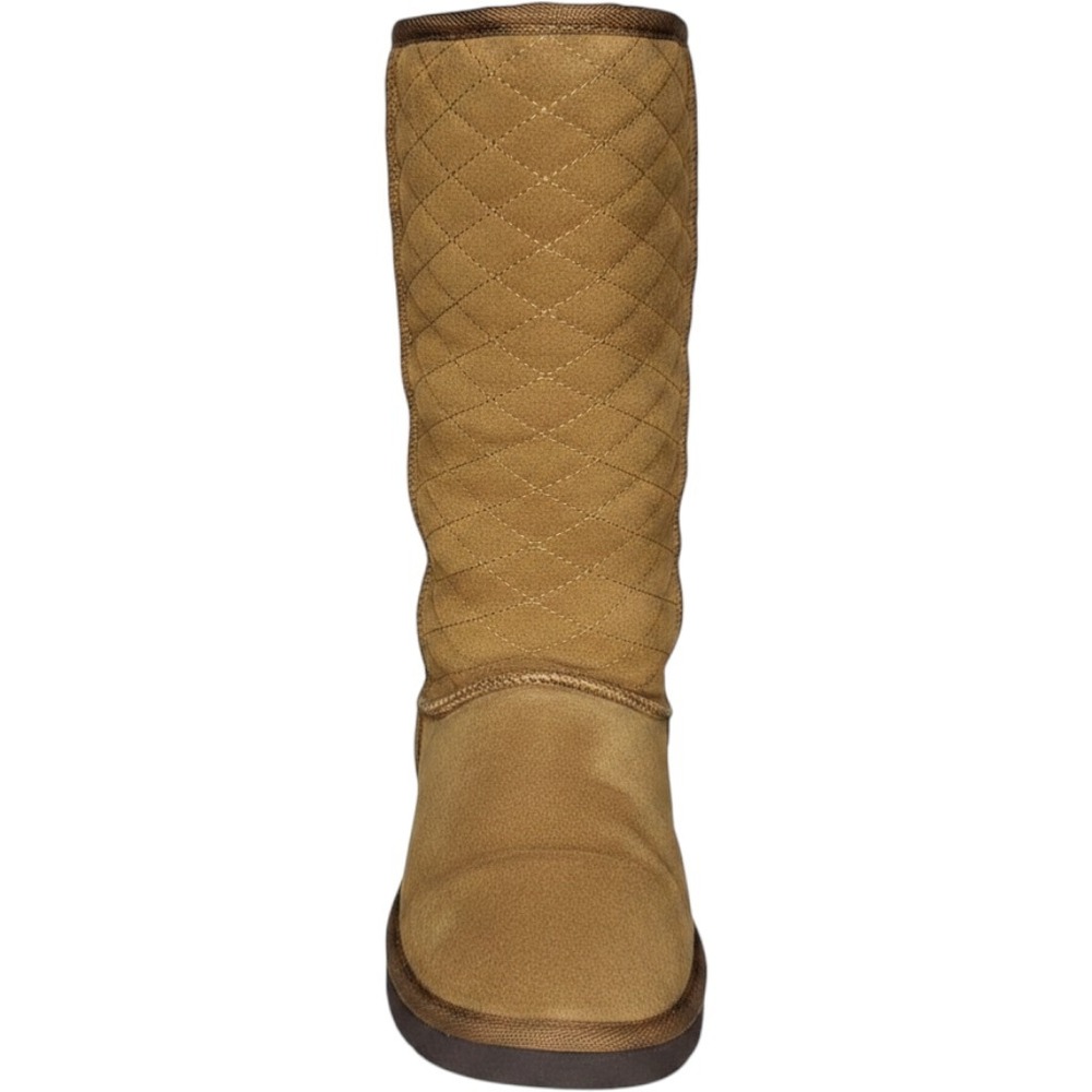 Steve Madden Snow Plowin Boots Women Sz 6 Brown Mid Calf Tall Ski Outerwear